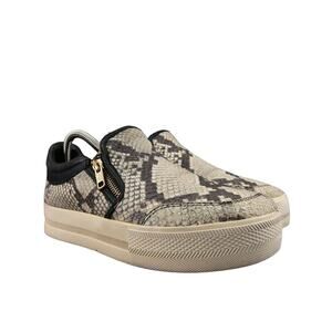 Ash Shoes Womens 39 Sneakers Fashion Platform Jordy Snakeskin Leather Zip